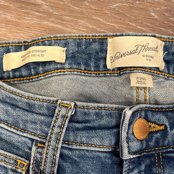 Universal Thread High Rise Straight Jeans - Picture 4 of 15